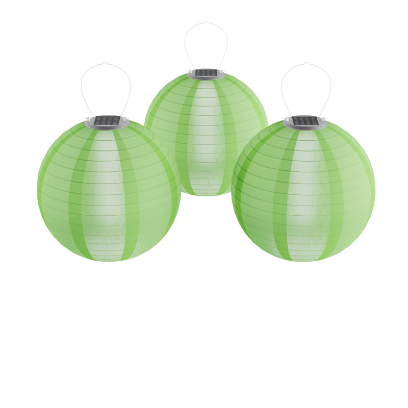 Bay Isle Home Tamalpais Outdoor Solar Powered1 Bulb Paper Lantern